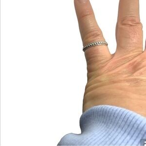 Sterling silver band ring